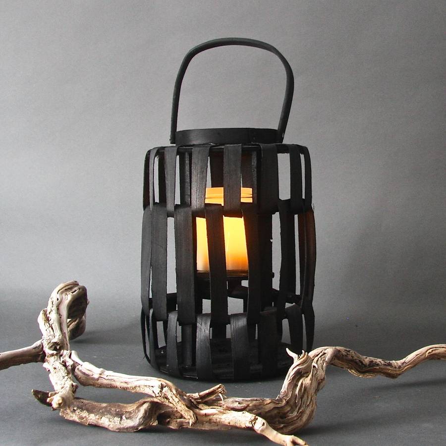 black willow lantern by london garden trading