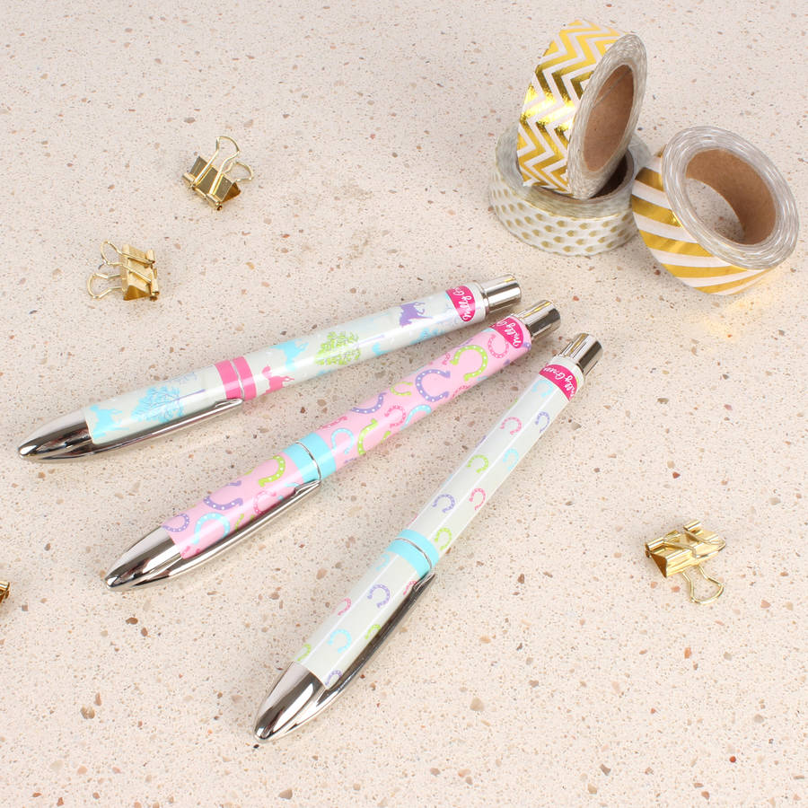 playful ponies stationery gift set by milly green