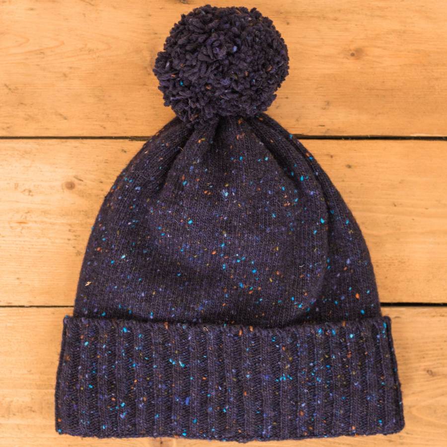 merino wool bobble hat