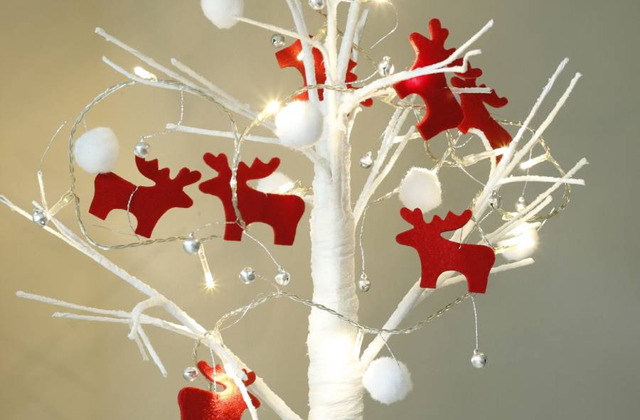 reindeer christmas fairy lights by jomanda notonthehighstreet.com