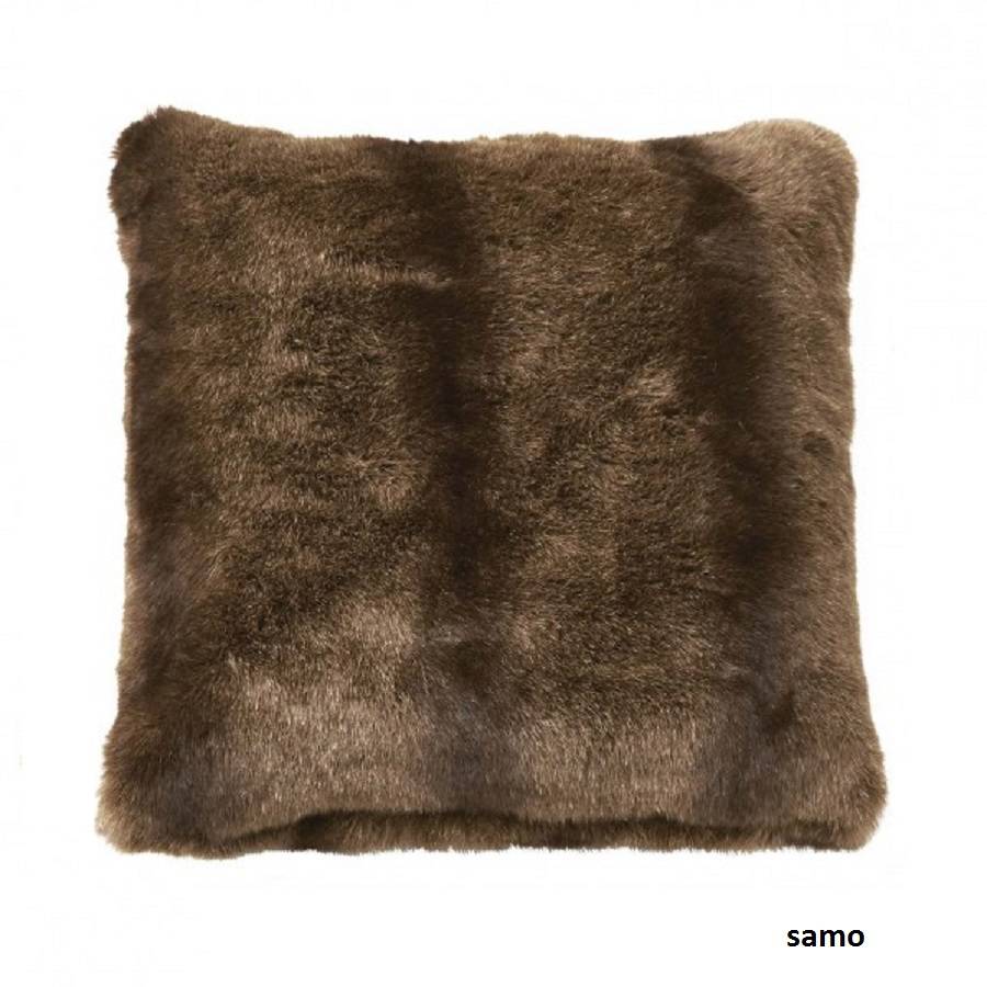 fur cushion