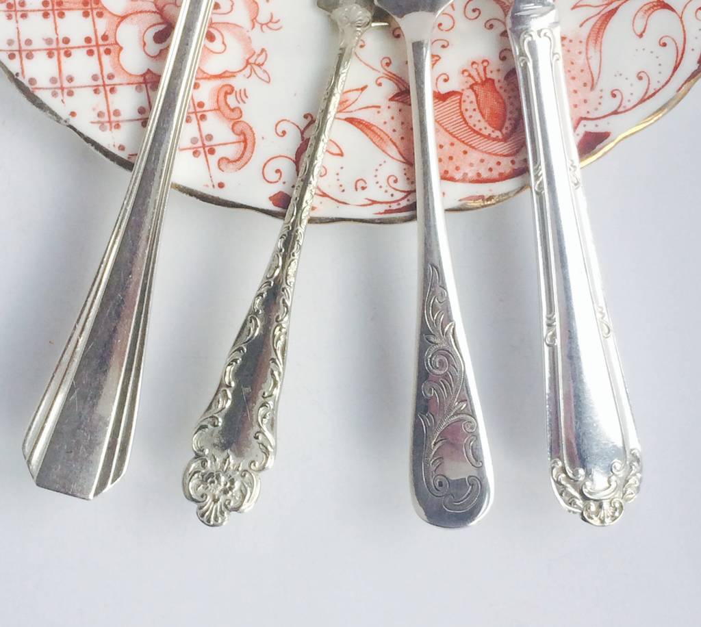 personalised vintage egg spoon by vintage candy