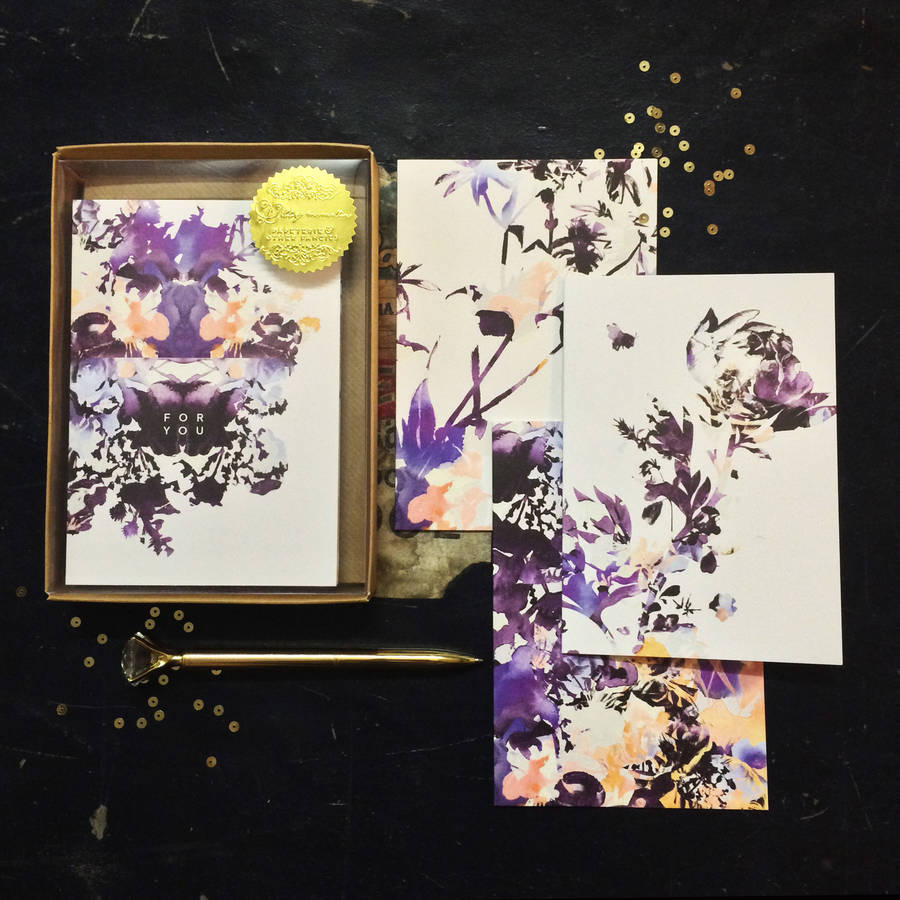 'midnight' notecard set by libby mcmullin
