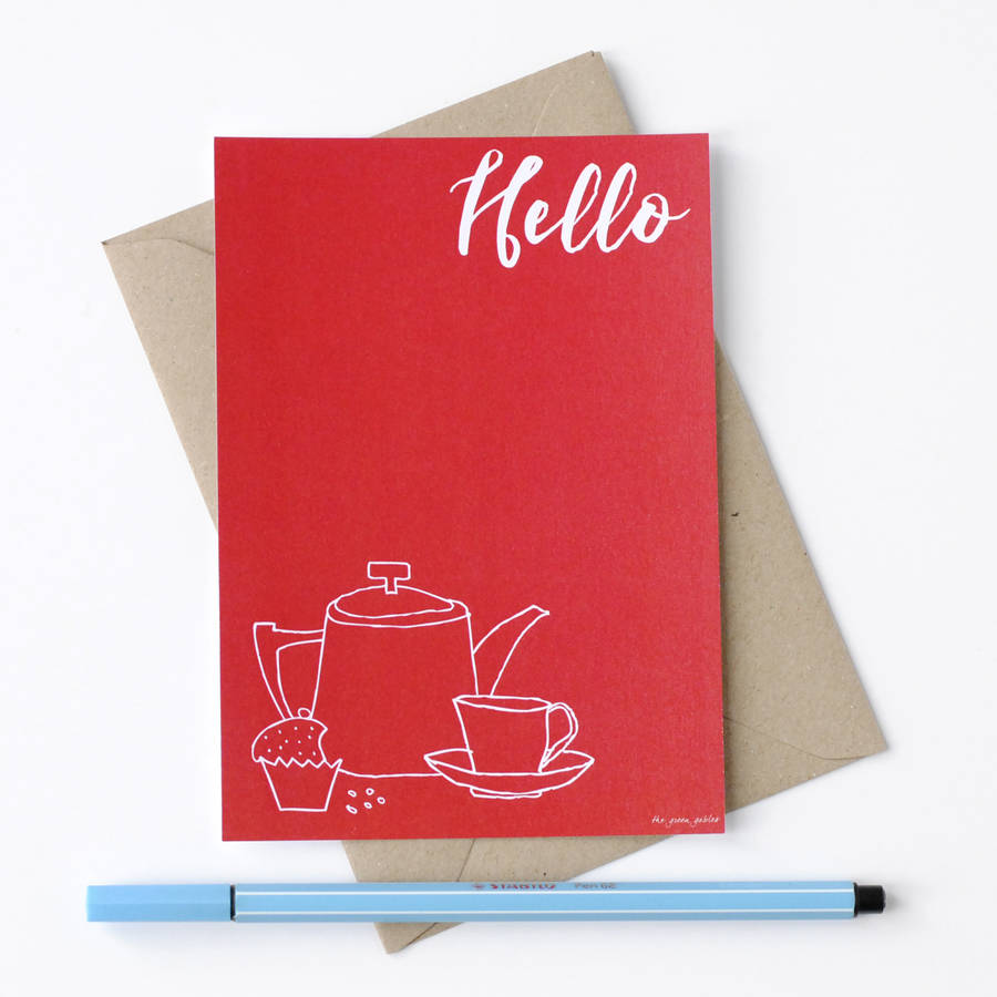 hello postcards by the green gables