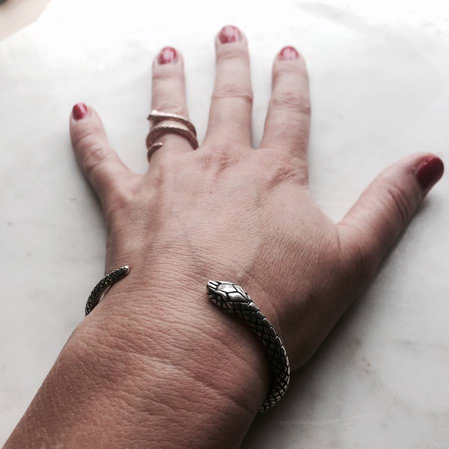 snake bangle by louise wade