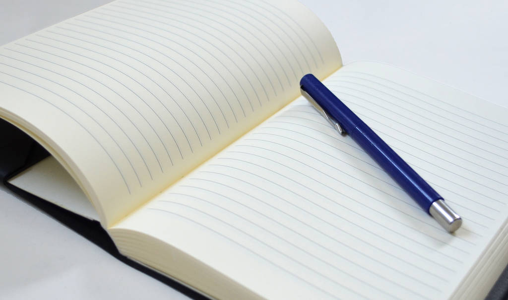 a5 refillable leather journal / notebook cover by bond & knight