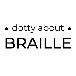 Dotty about braille logo