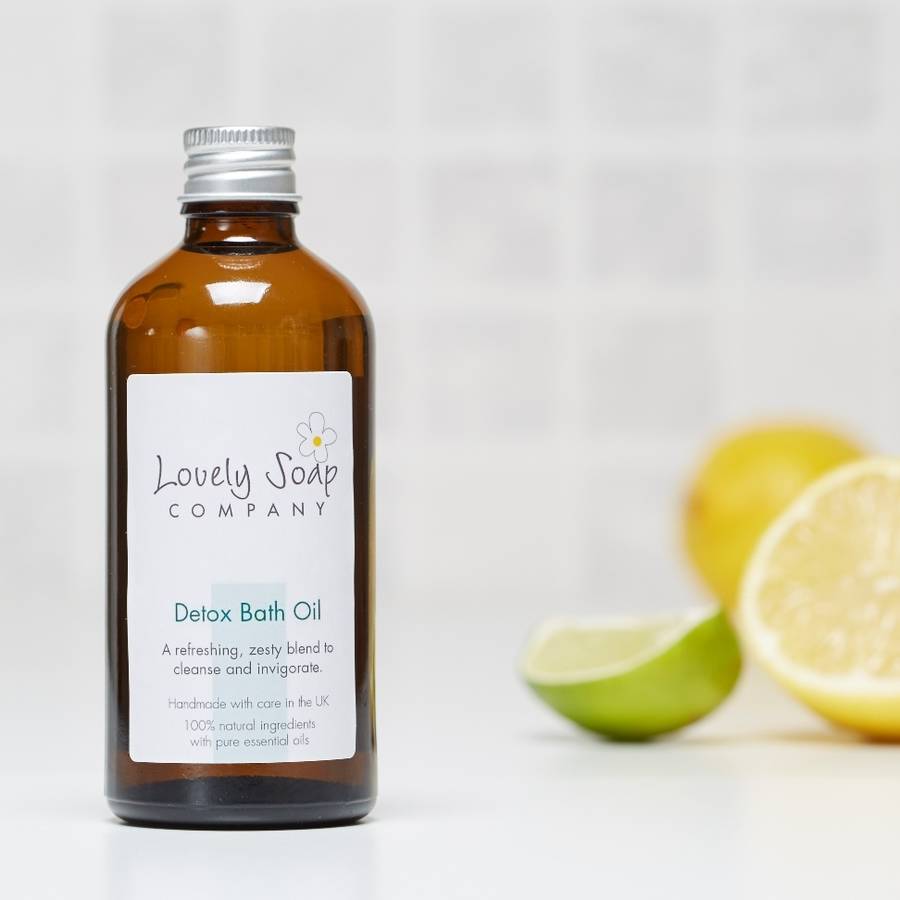 Detox Aromatherapy Bath Oil By Lovely Soap Company