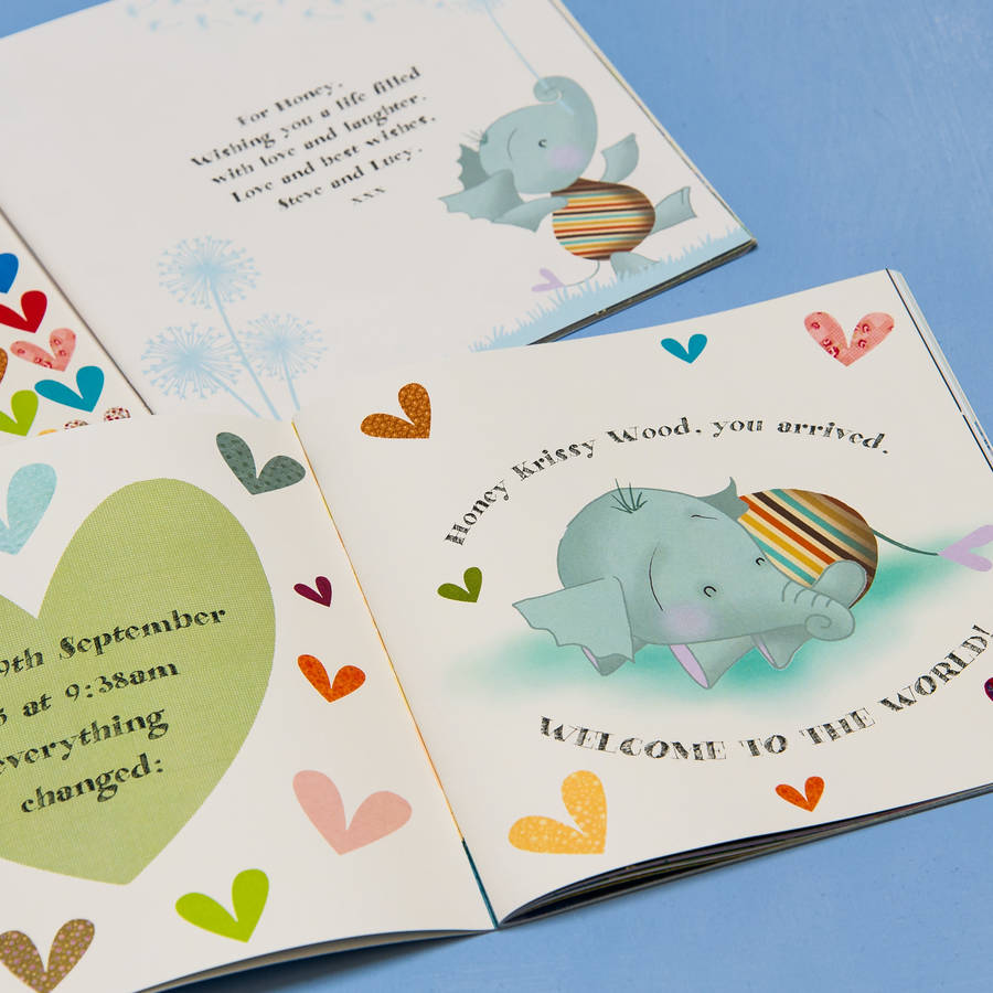 'welcome To The World' Personalised New Baby Book By Fromlucy ...