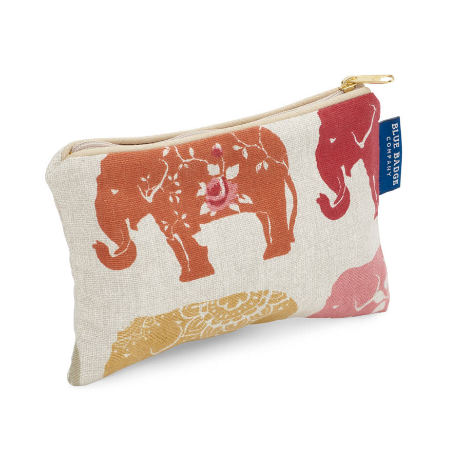 elephant cosmetic bag