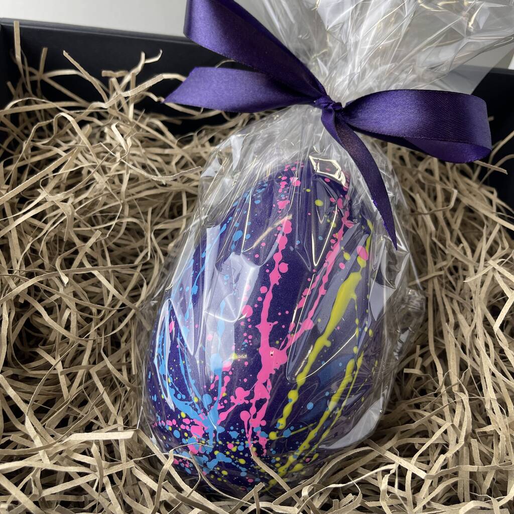 Salted Caramel Milk Chocolate Easter Egg By Artchocolat