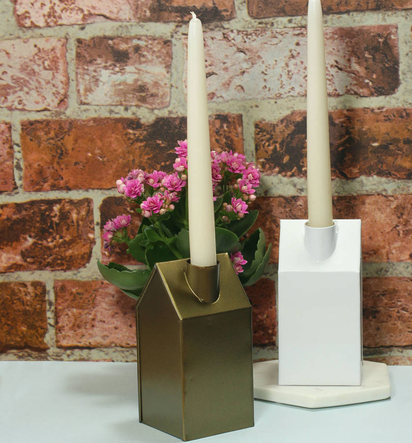 house shaped candle holder by posh totty designs interiors