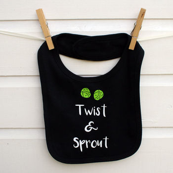 Twist And Sprout Bib By Juliet Reeves Designs | Notonthehighstreet.com