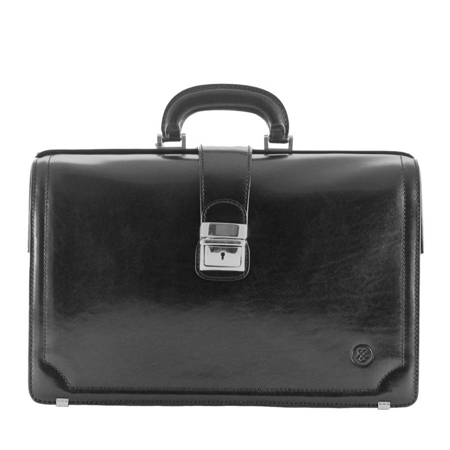 luxury lawyers leather briefcase. 'the basilio' by maxwell scott bags
