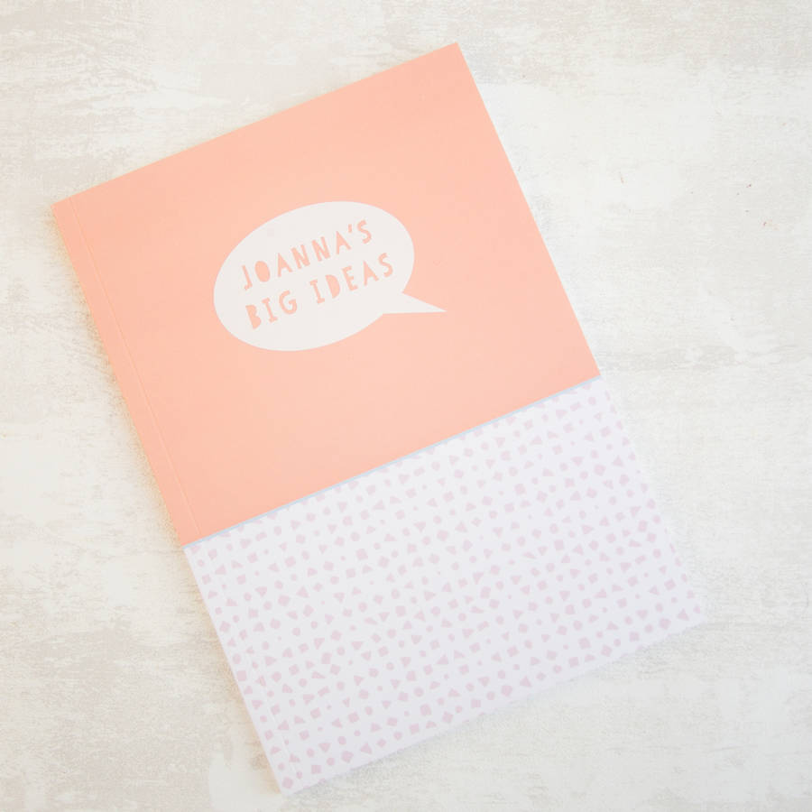 personalised 'take note' stationery gift box by fora creative