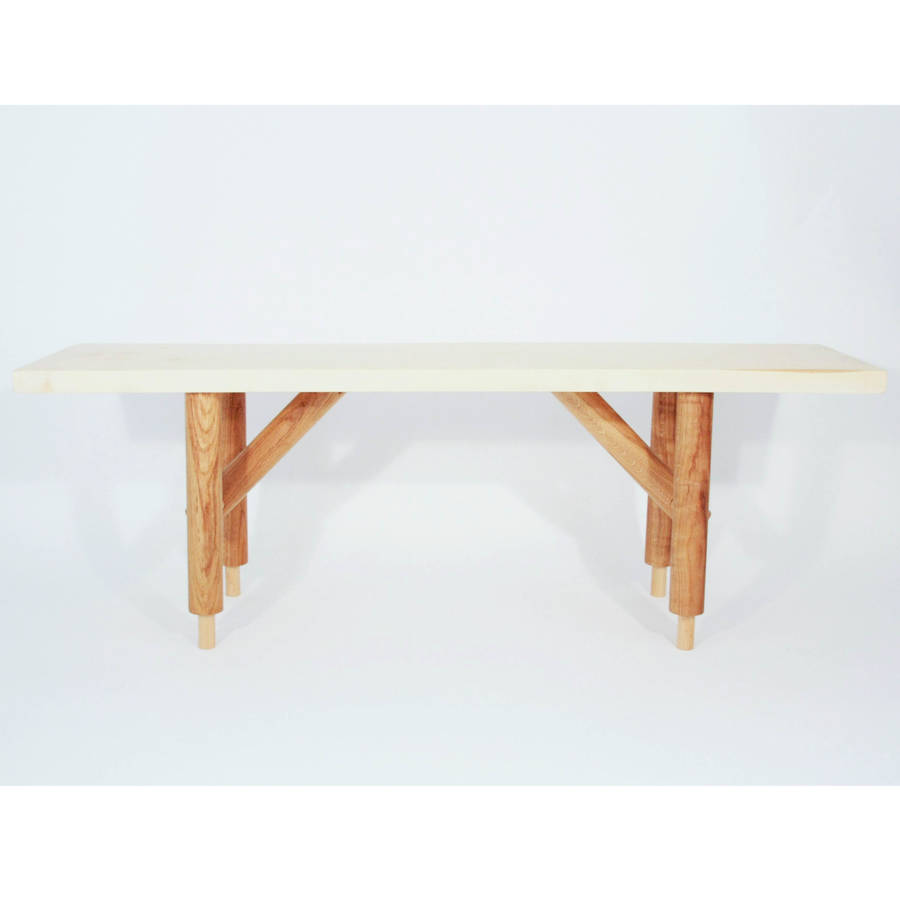 The Sycamore Bench By Noak Furniture | Notonthehighstreet.com