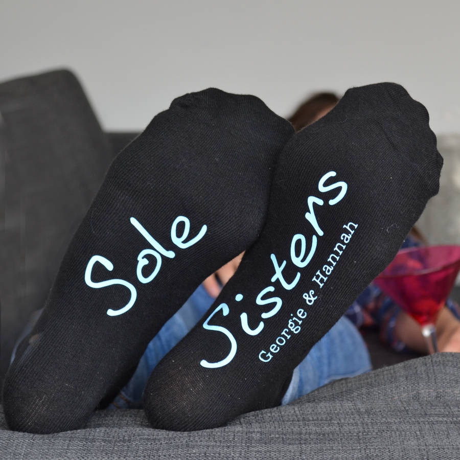 Sole Sister Personalised Womens Socks By Solesmith