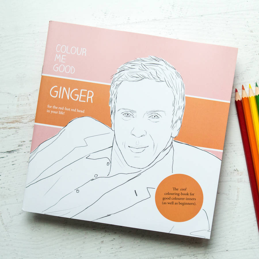 ginger colouring book by colour me good by berylune