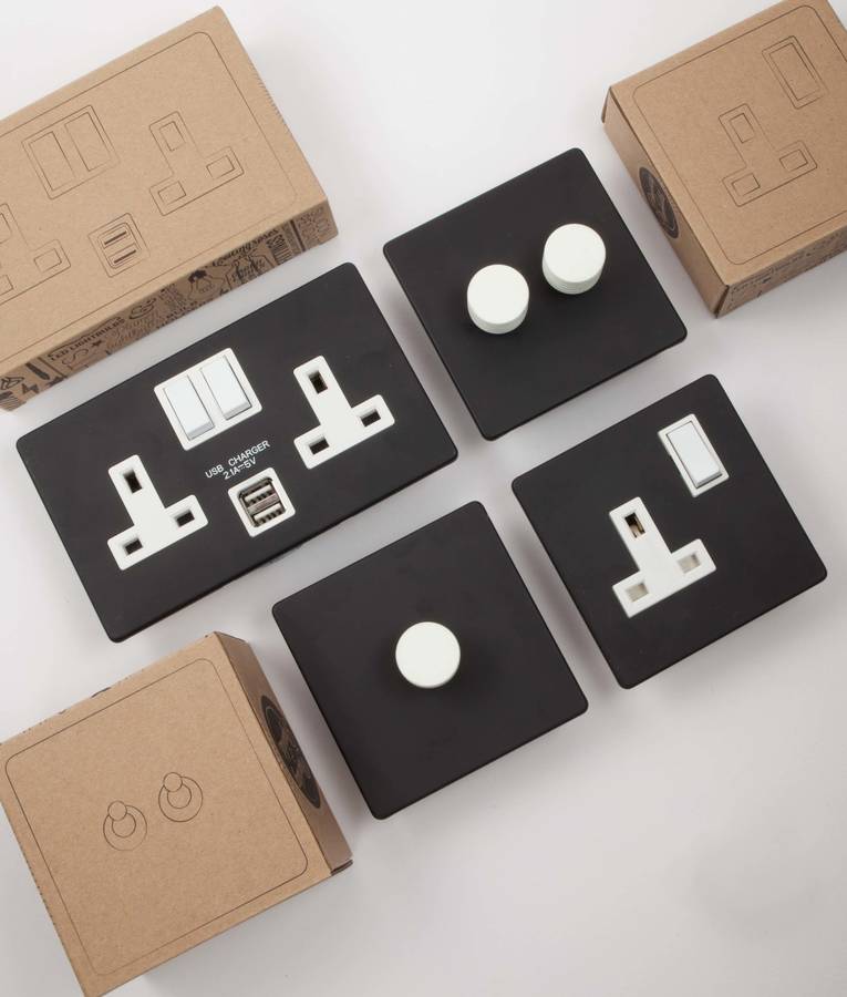 designer light switches and plug sockets by dowsing & reynolds