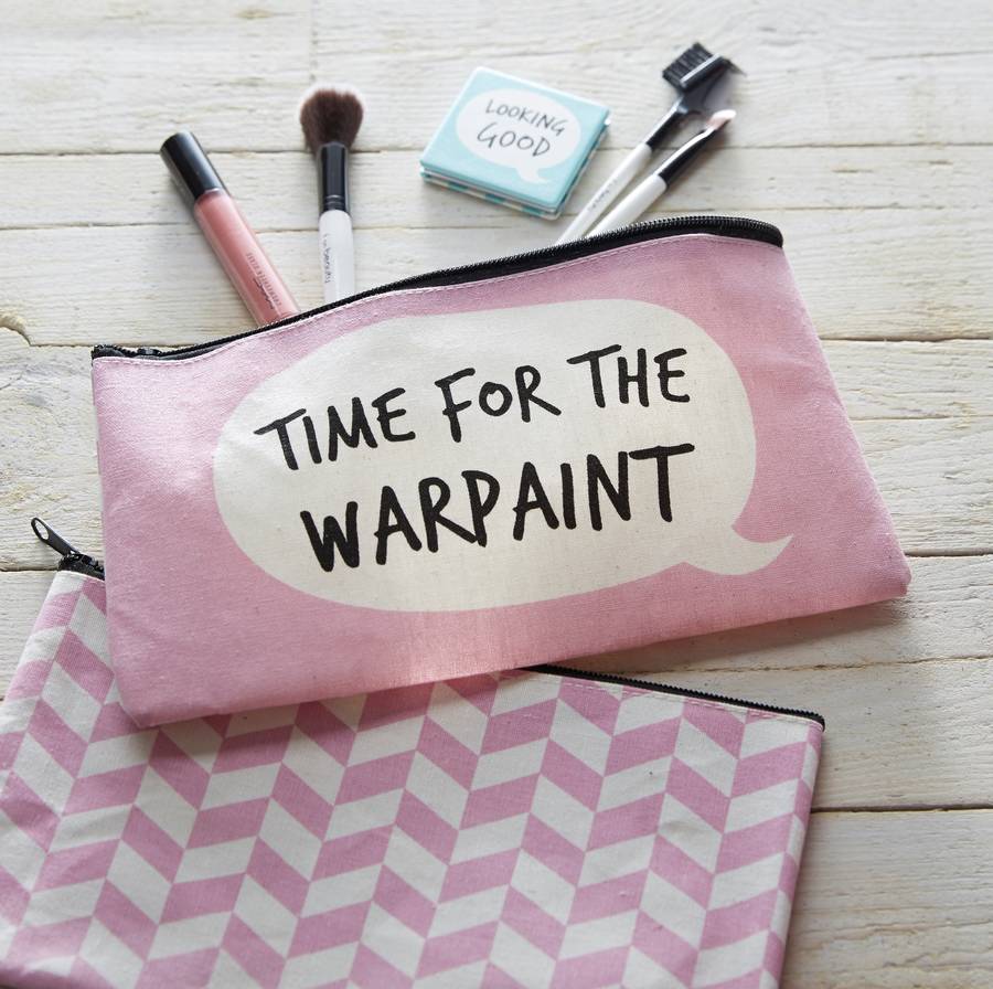 pink make up bag by the contemporary home
