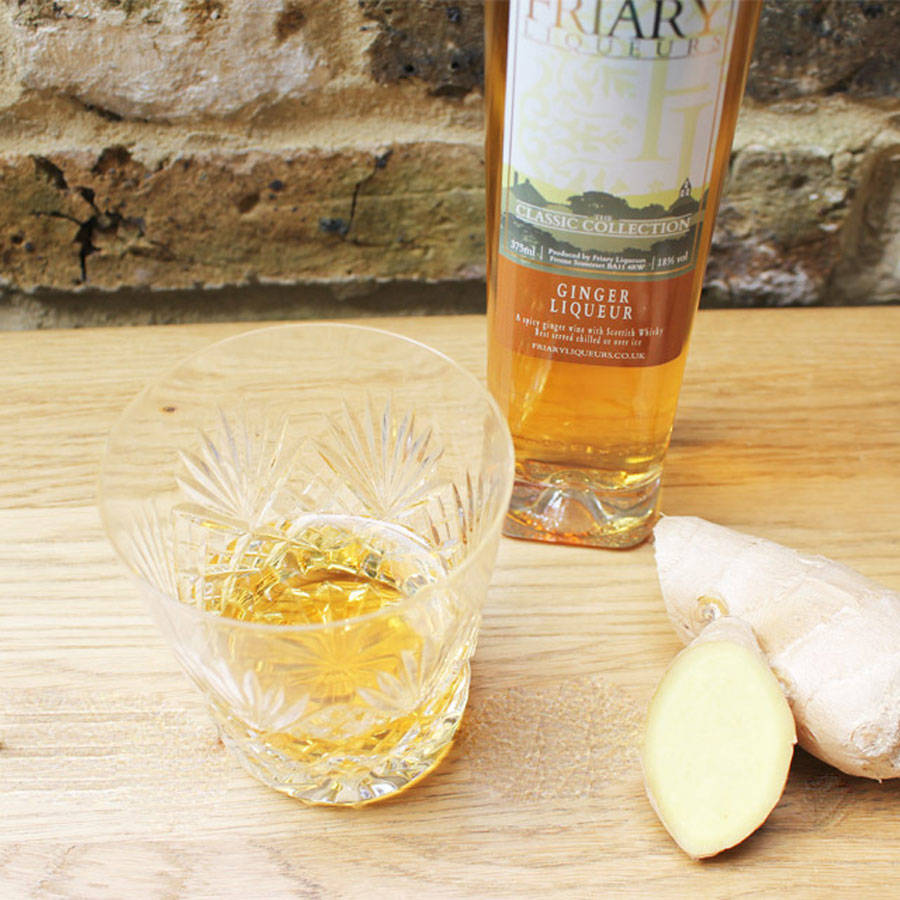 ginger whisky liqueur by friary liqueurs