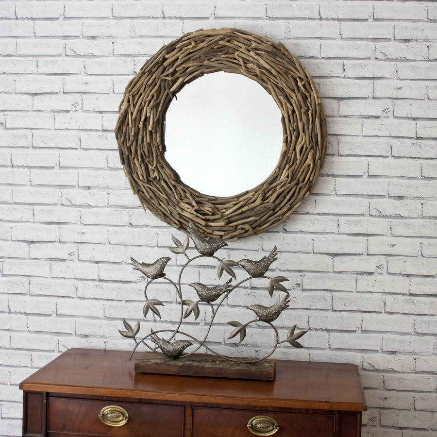 twiggy round twig mirror by decorative mirrors online