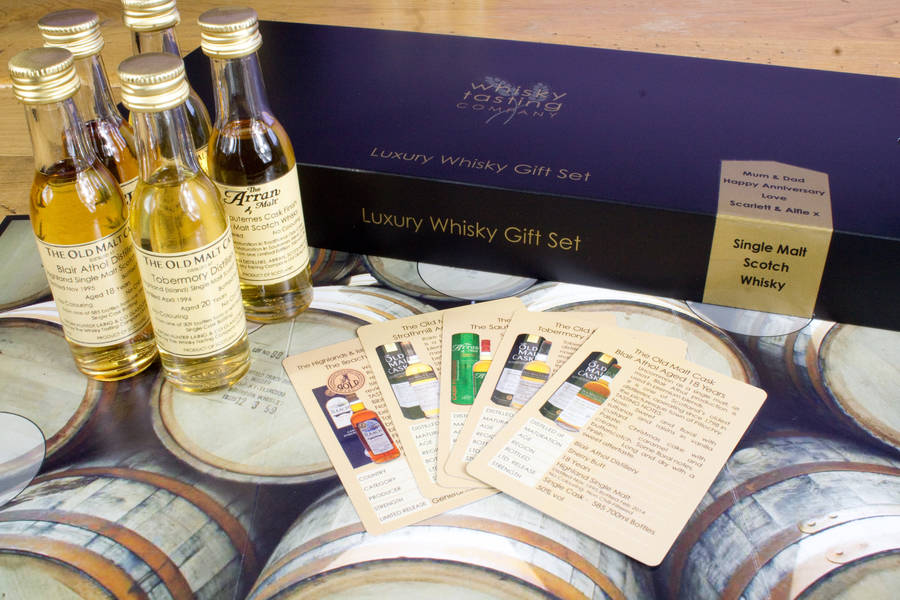 premium scotch whisky gift set by whisky tasting company