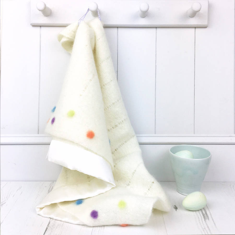 pure cashmere baby blanket by purl english