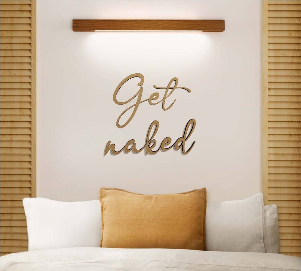 Get Naked Home Decor Wall Art By NeuCrafts Notonthehighstreet