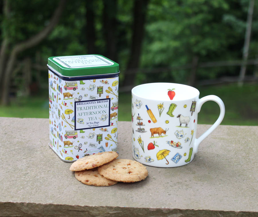 brilliantly british fine bone china mug by milly green