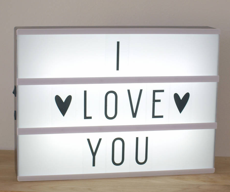 customisable cinematic lightbox by idyll home ...