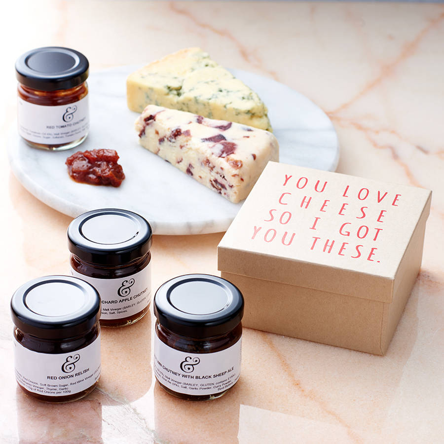 chutney gift set for cheese lover's by dust and things