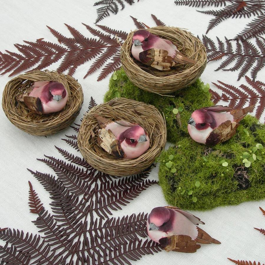 bird table decoration available in four colourways by just add a dress