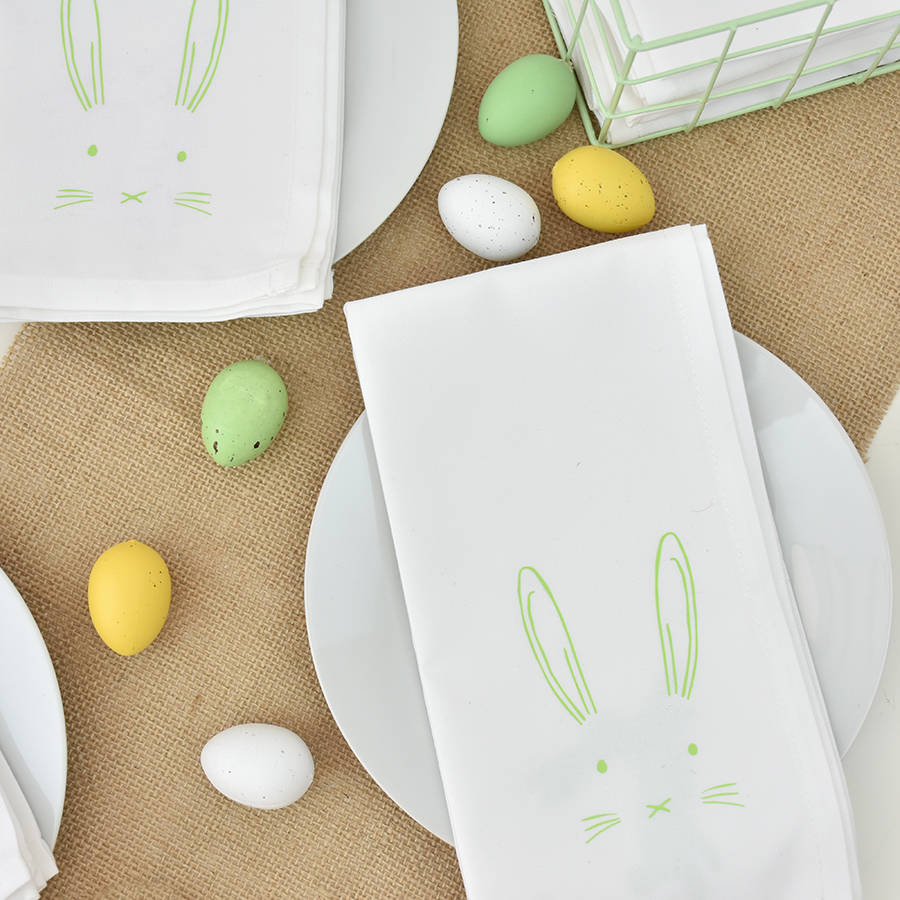 bunny rabbit napkin by ellie ellie
