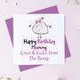 Happy Birthday Mummy Love And Kicks The Bump Card By Parsy Card Co