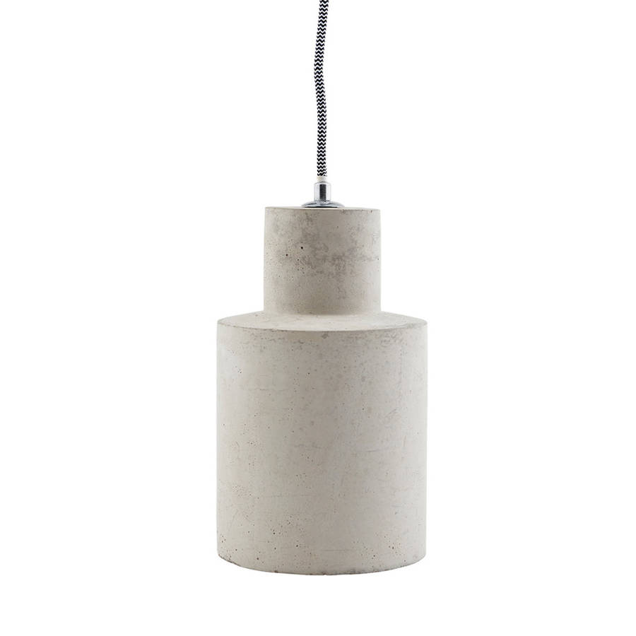 concrete pendant light by idyll home