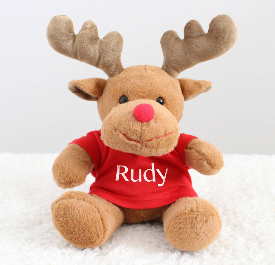 tesco reindeer soft toy