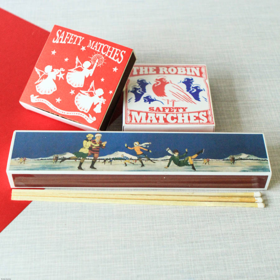 large box luxury christmas matches by berylune