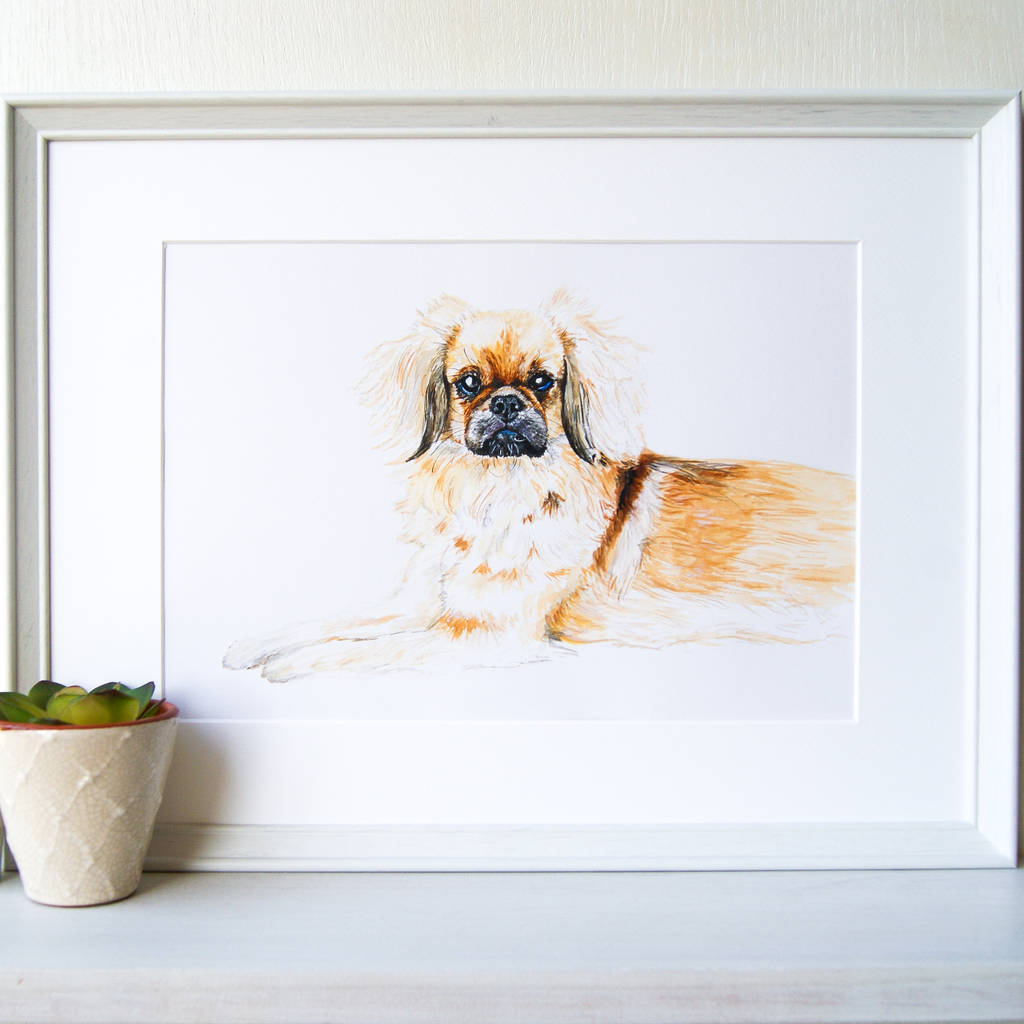 personalised pet portrait original acrylic painting by maggie's needle