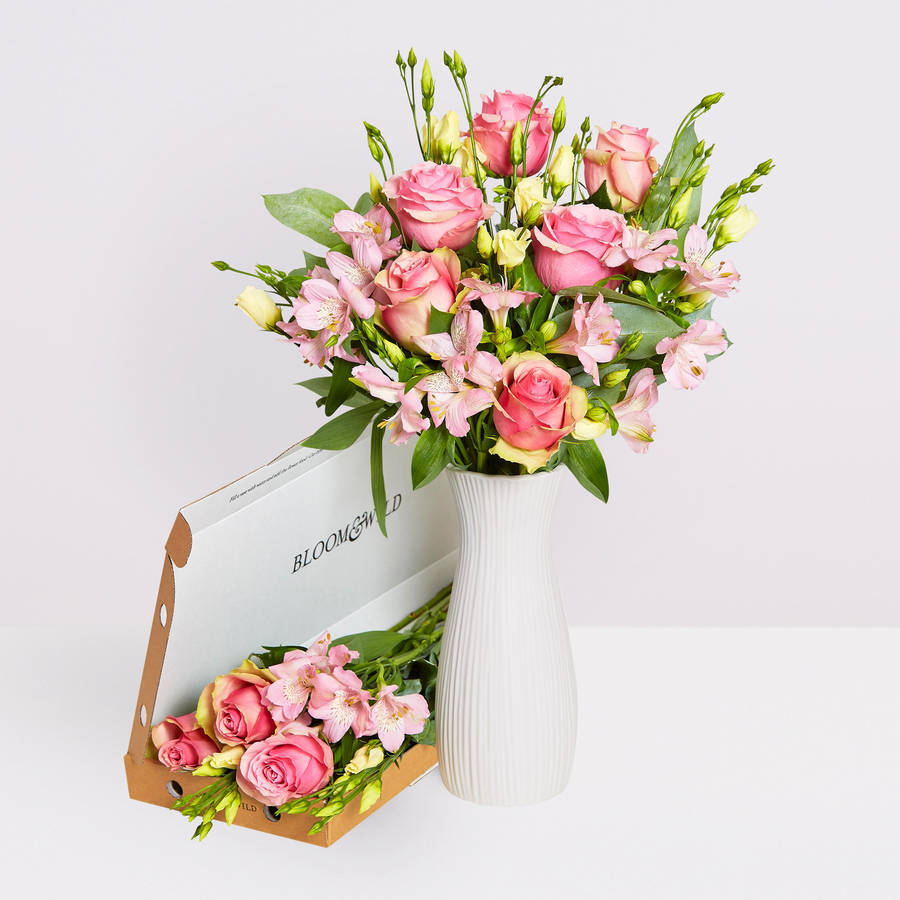 anniversary gift three months of letterbox flowers by bloom & wild