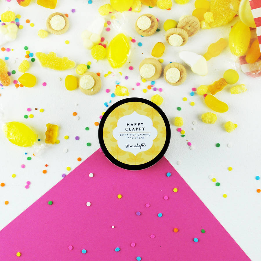 'happy clappy' extra rich hand cream by lovely