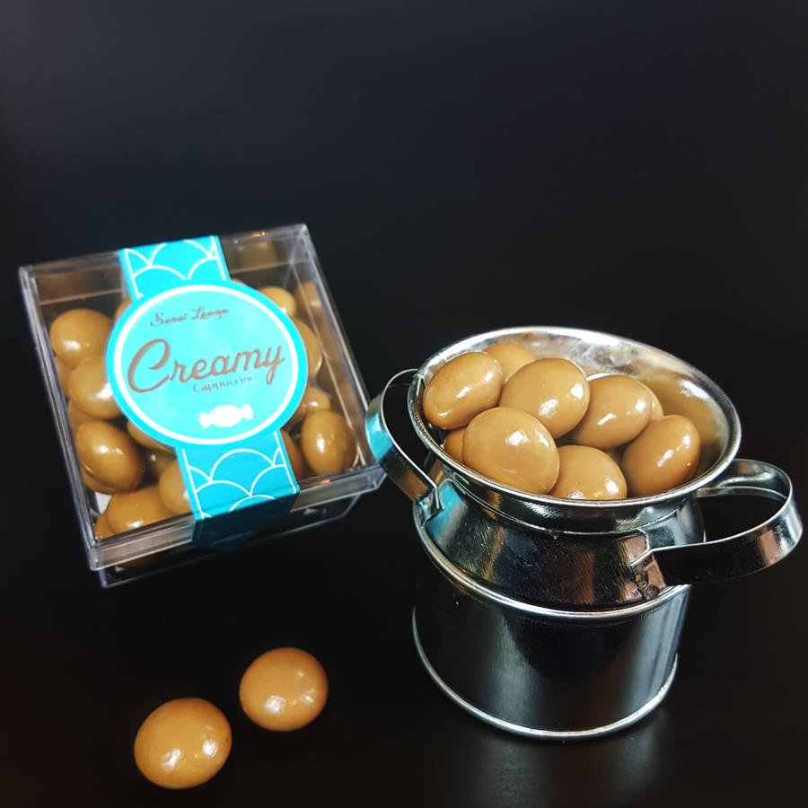 creamy cappuccino chocolates. gluten free 150g box by sweet lounge