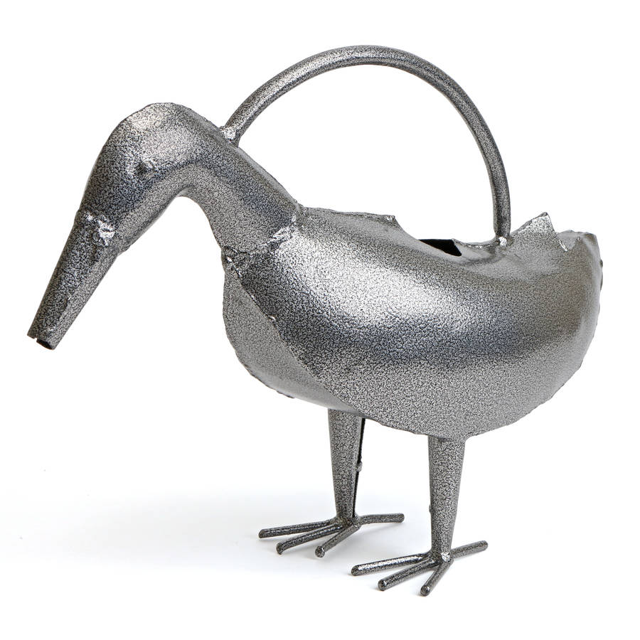 hand crafted metal duck watering can by garden gear