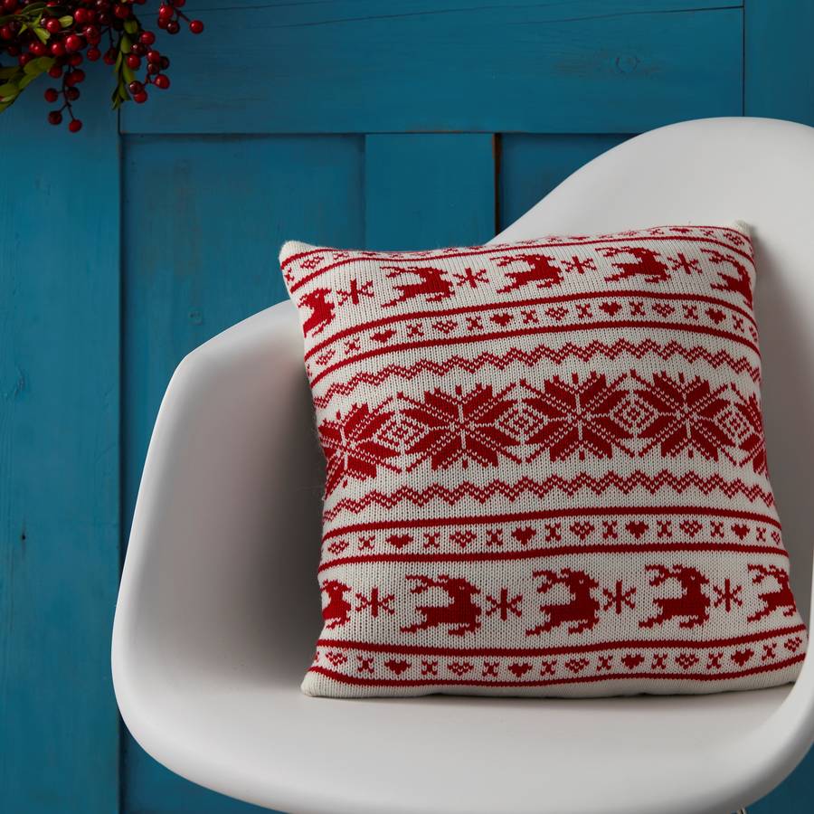 christmas cushion by the christmas home notonthehighstreet.com