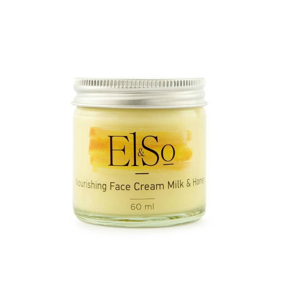 nourishing milk and honey face cream by el&so
