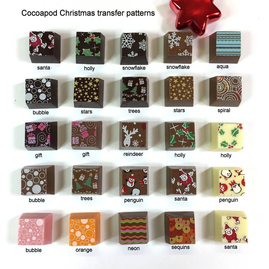 merry xmas chocolates by chocolate by cocoapod chocolate