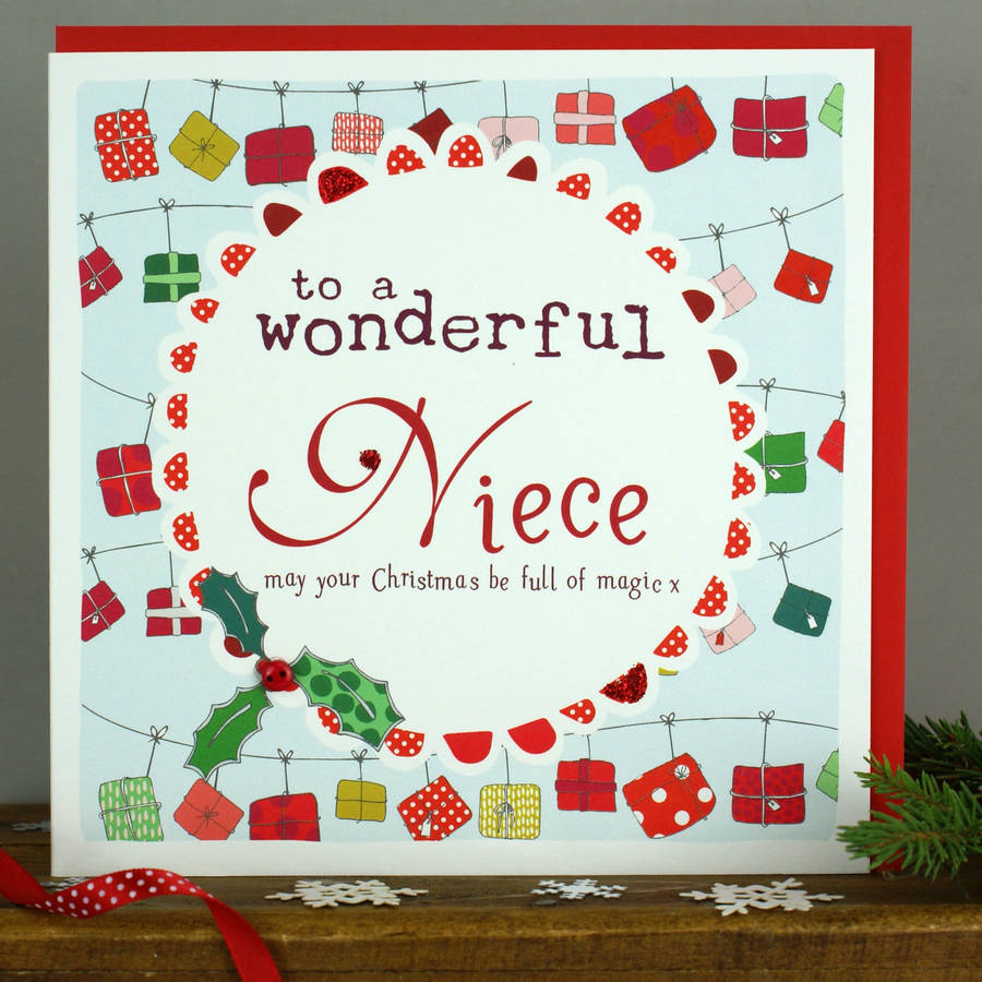 niece christmas card by molly mae | notonthehighstreet.com