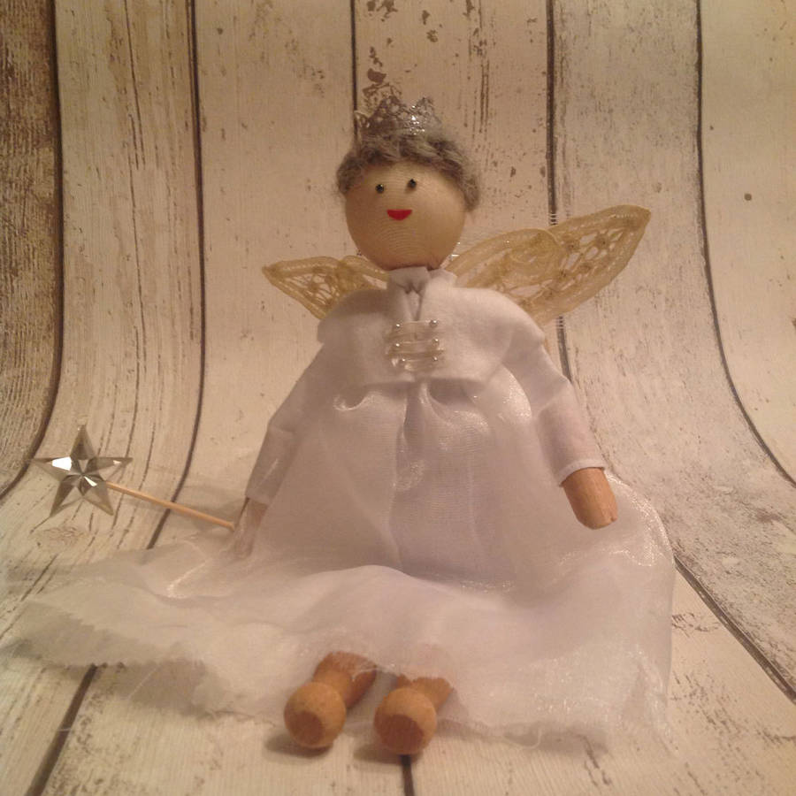 christmas fairy tree topper by splendiddressingupbox