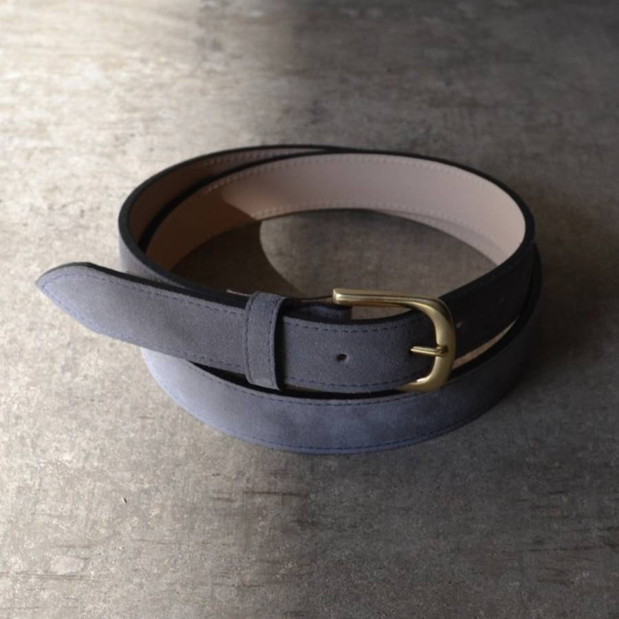 suede belt by tom lane