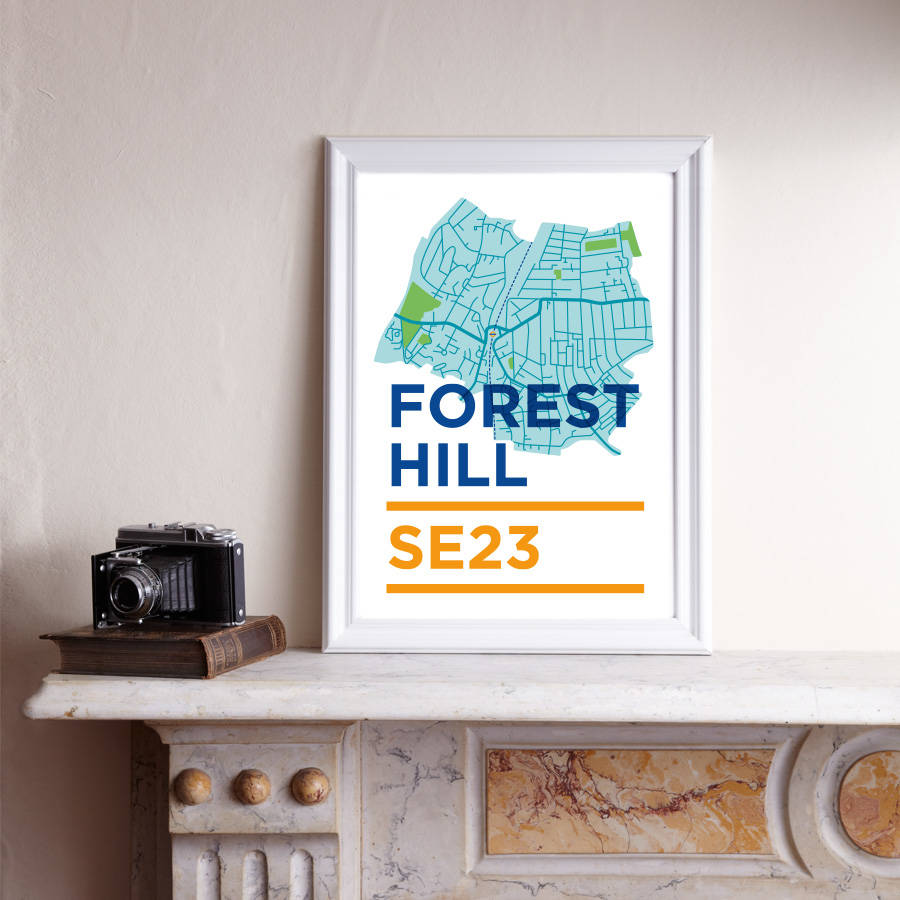 se23 forest hill a3 digital print by sold